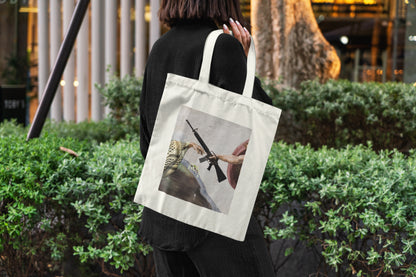 May the green olive branch fall Tote bag